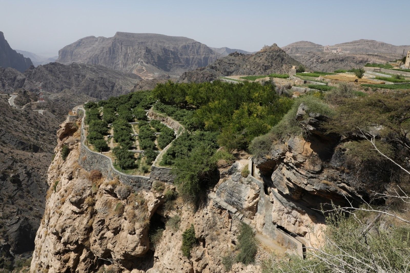 View of Al Jabal Al Akhdar Mountain.