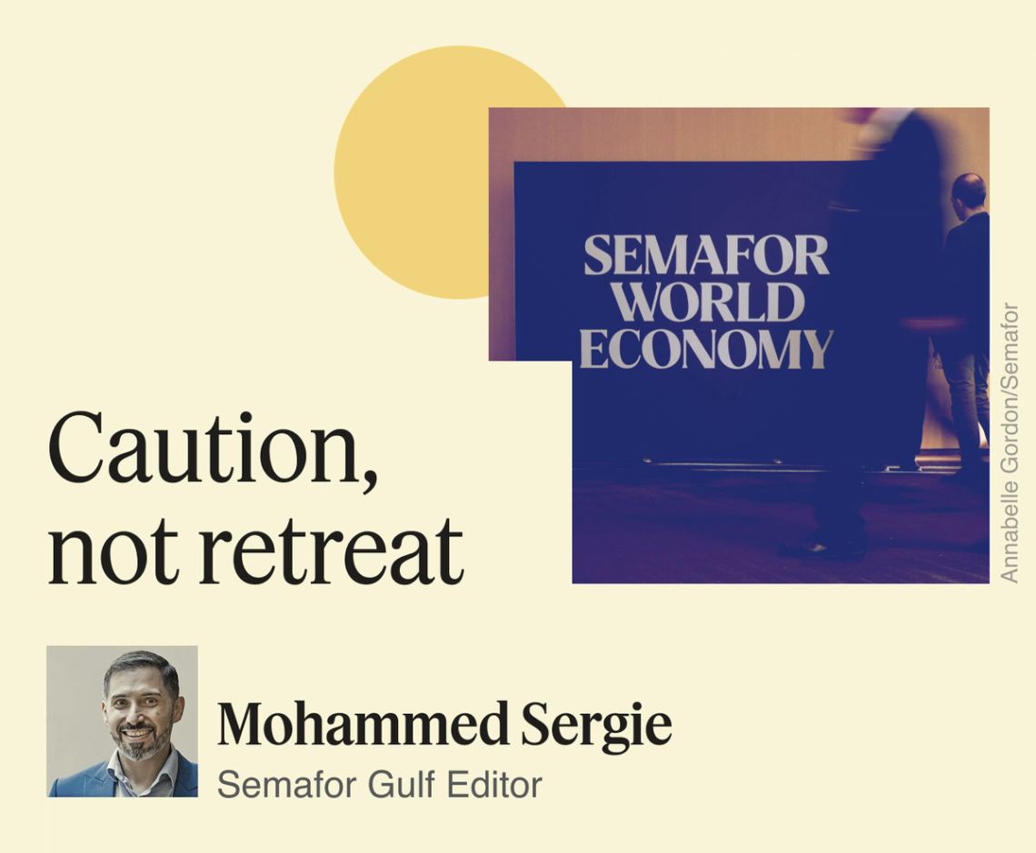 Caution, not retreat.