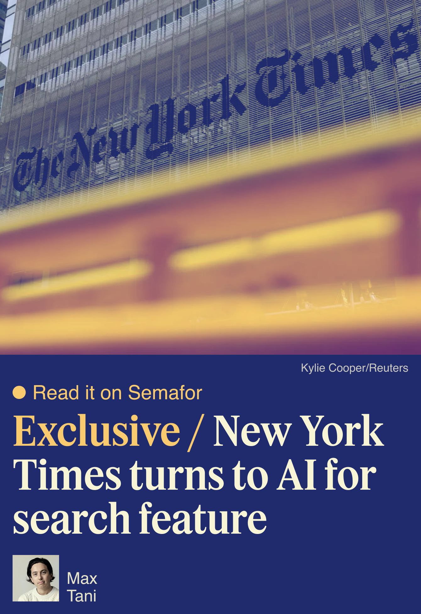 Exclusive New York Times turns to AI for search feature