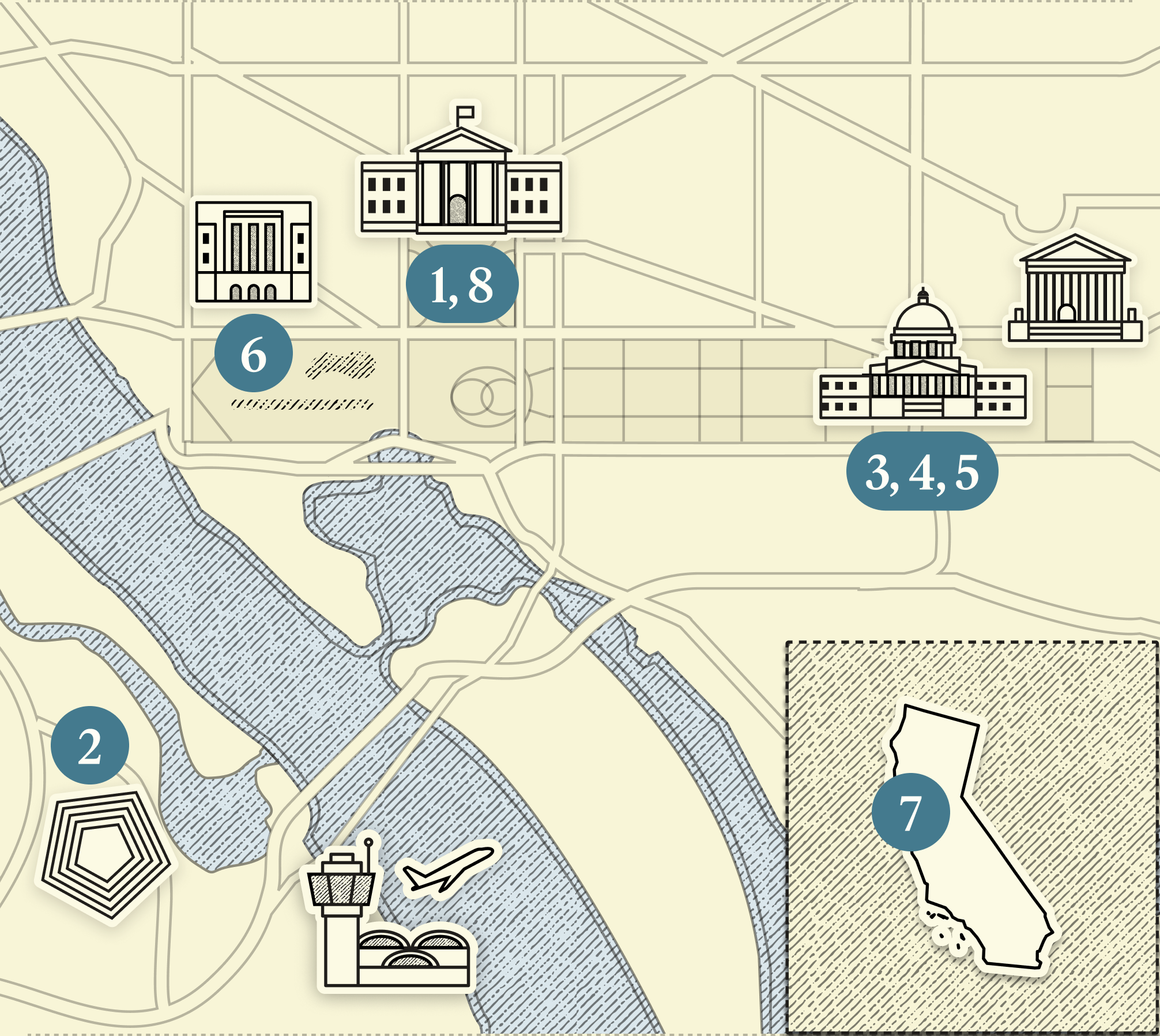 A map of DC.