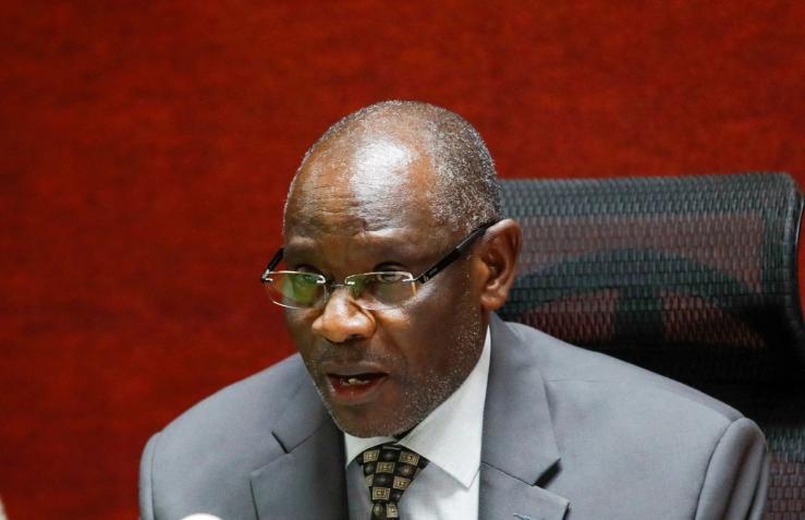 Kenya High Court Judge Chacha Mwita delivers his ruling terming the Kenya government’s intention to deploy police officers to lead a U.N. approved mission to Haiti as unconstitutional, at the Milimani law courts in Nairobi, Kenya January 26, 2024.