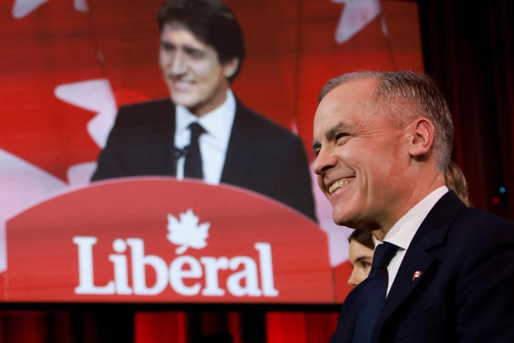 Canada Liberal Party leader Mark Carney.