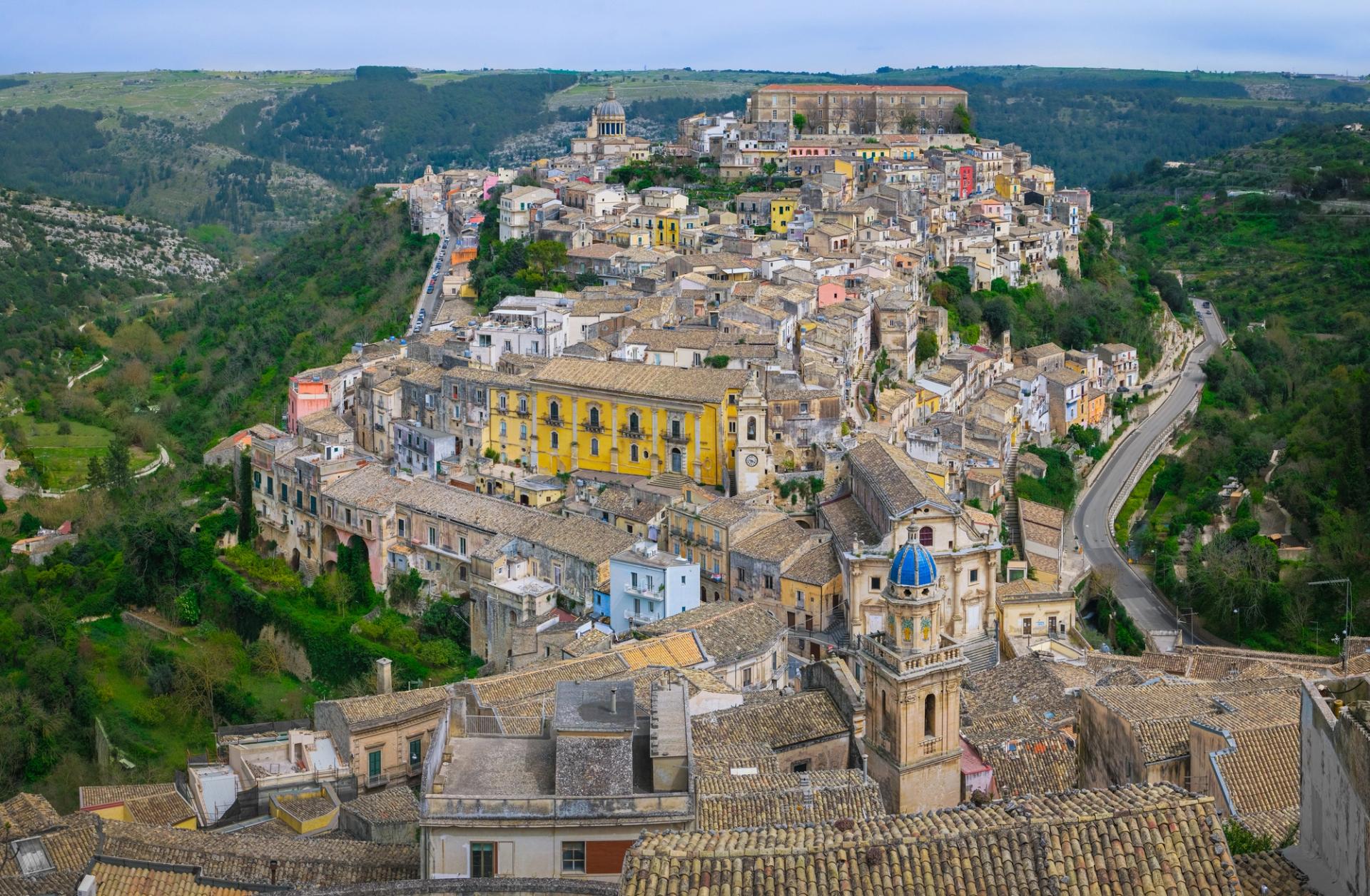 Ragusa Ibla in Sicily, Italy. 