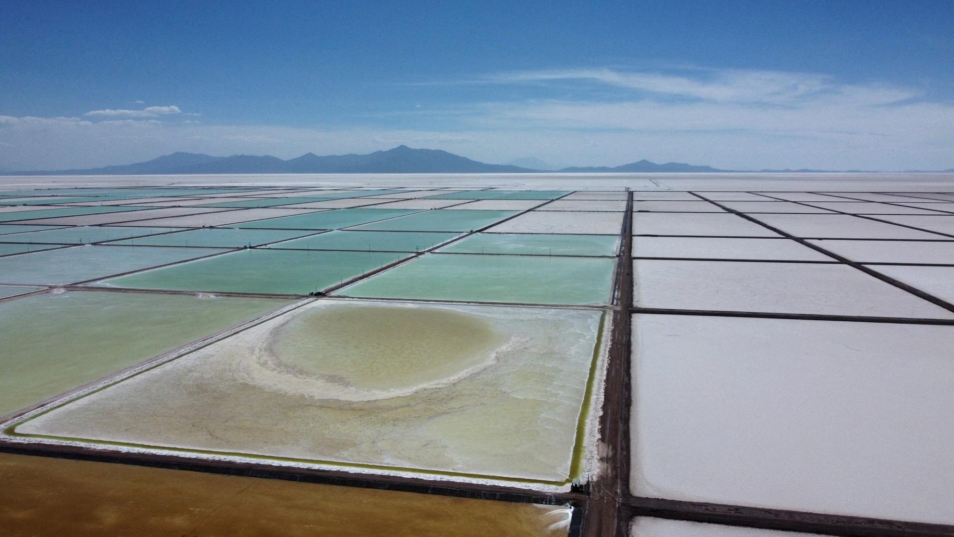 Lithium Carbonate Industrial Plant.