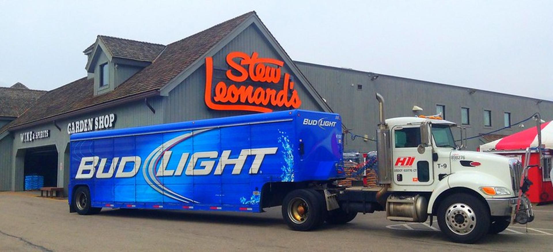 Bud Light Truck at Stew Leonard’s.