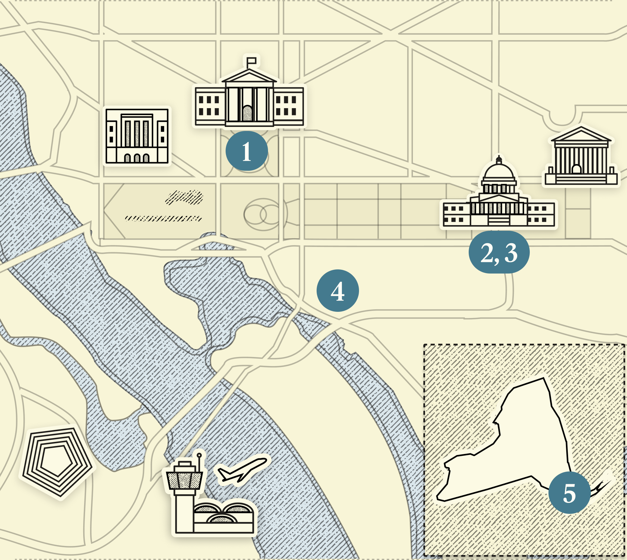 Map of Washington, DC
