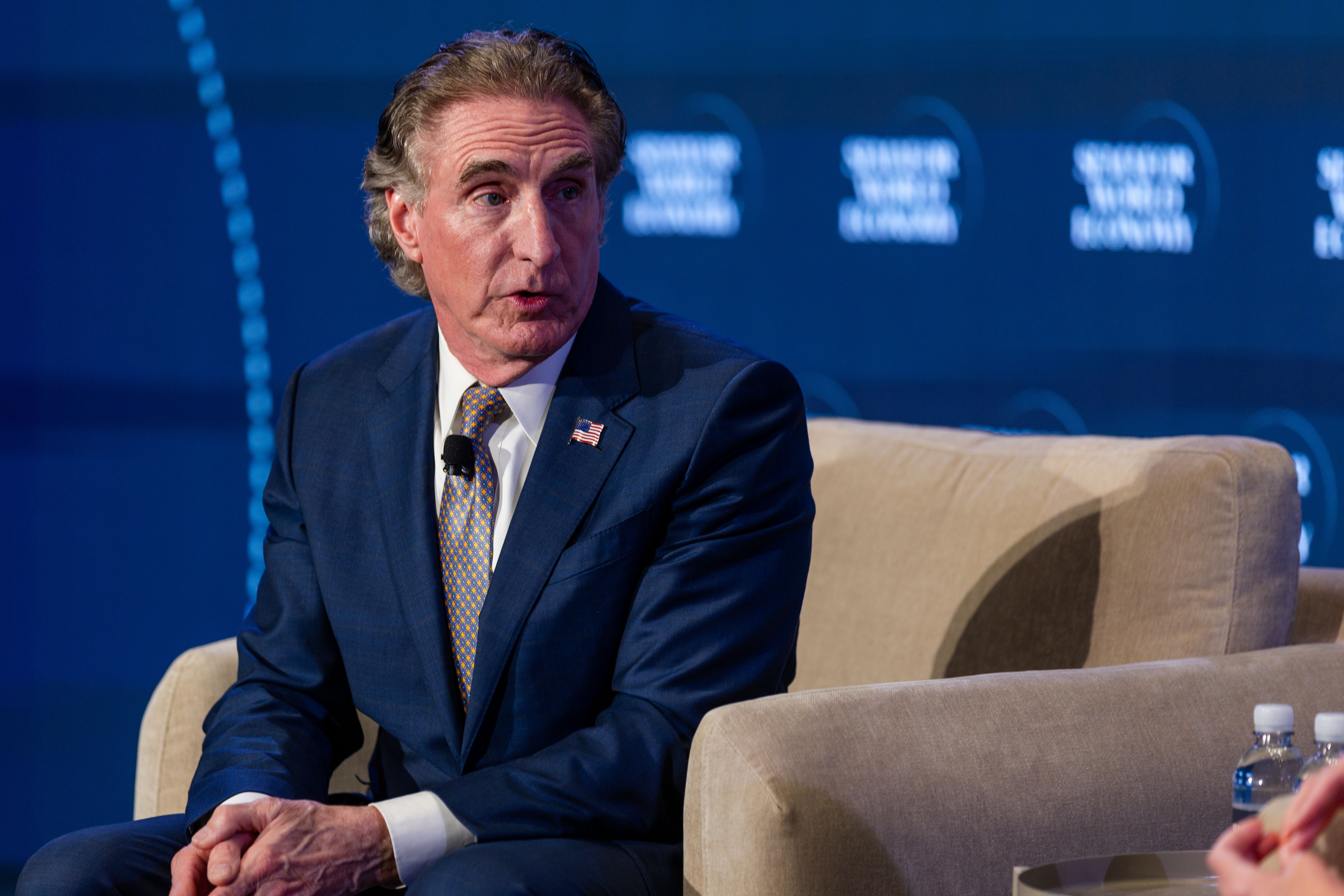 US Interior Secretary Doug Burgum at Semafor World Economy 2026.