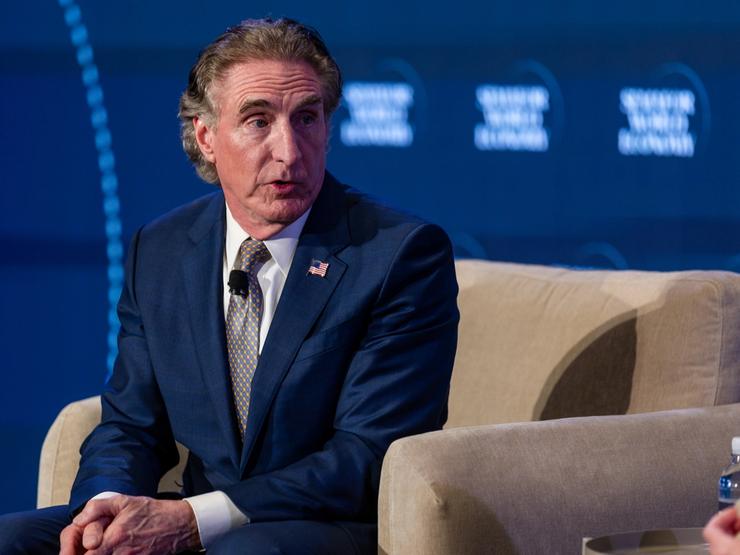 US Interior Secretary Doug Burgum at Semafor World Economy 2026.