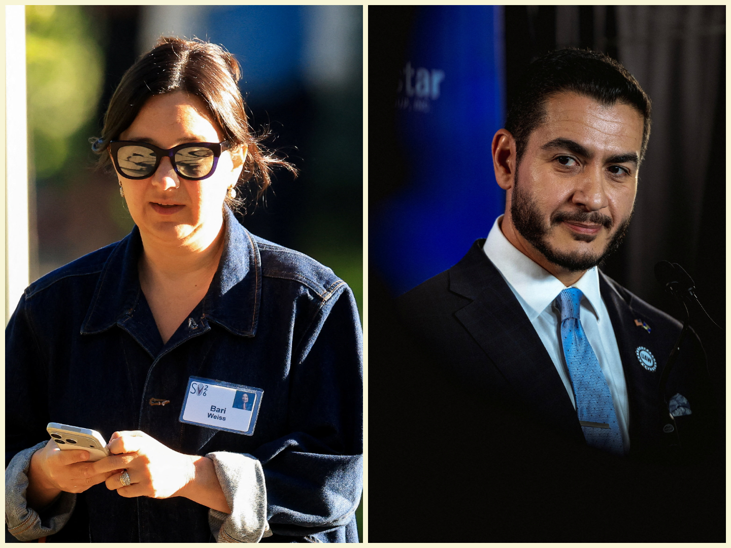 Bari Weiss and Abdul El-Sayed 