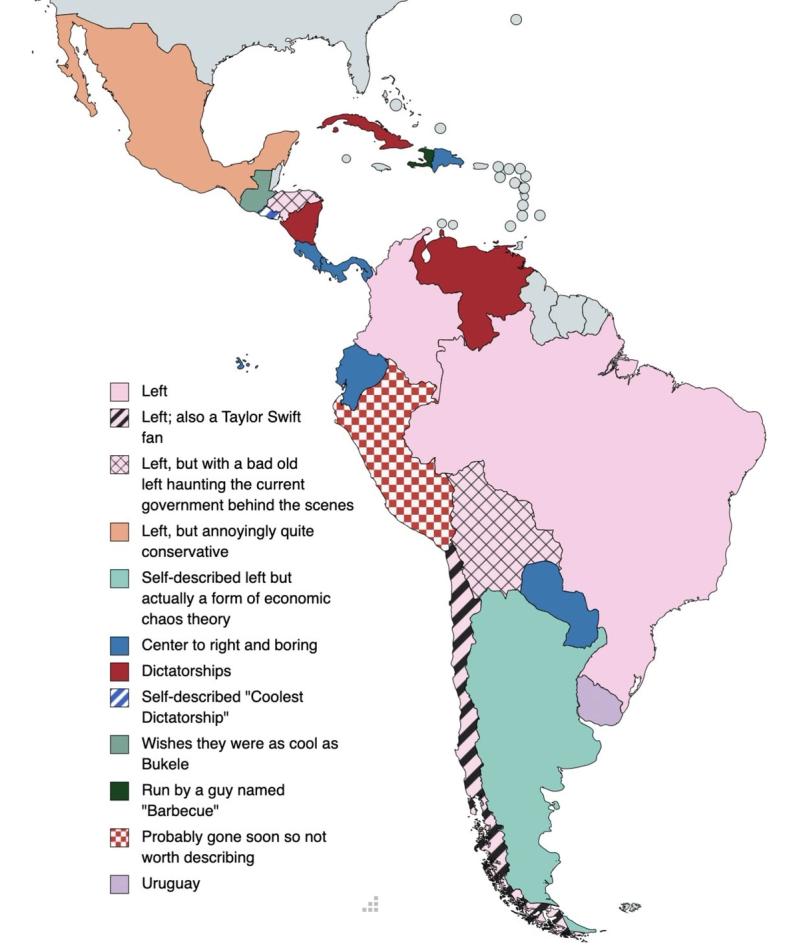 Boz’s Latin American map