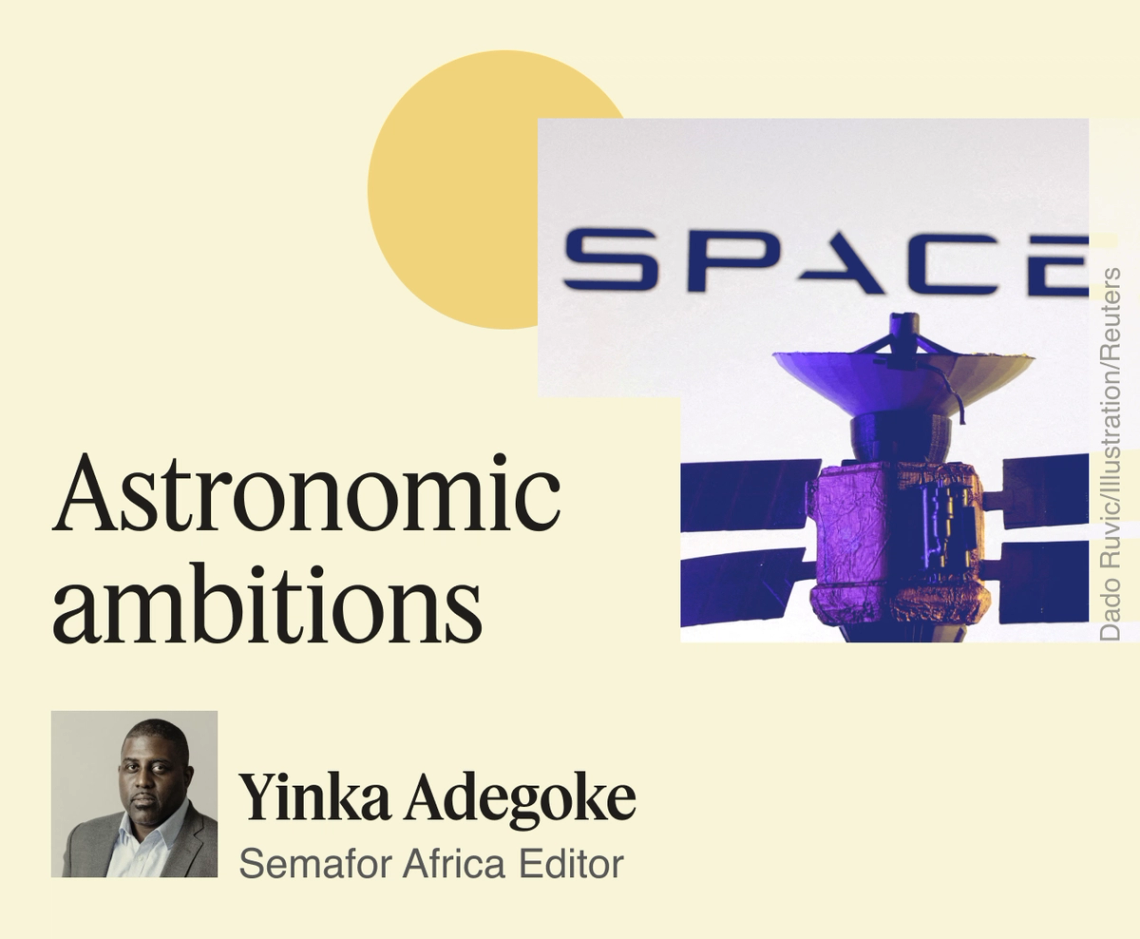 Astronomic ambitions, Yinka Adegoke.