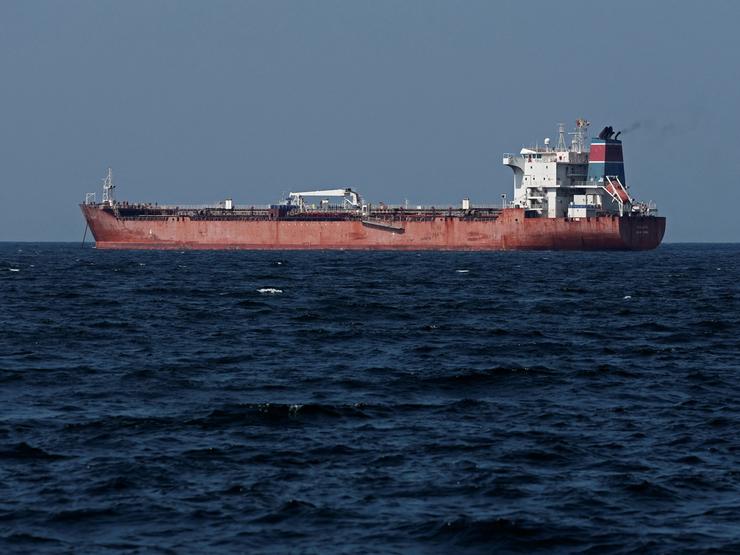 Tanker Callisto sits anchored in Muscat, amid the U.S.-Israeli conflict with Iran