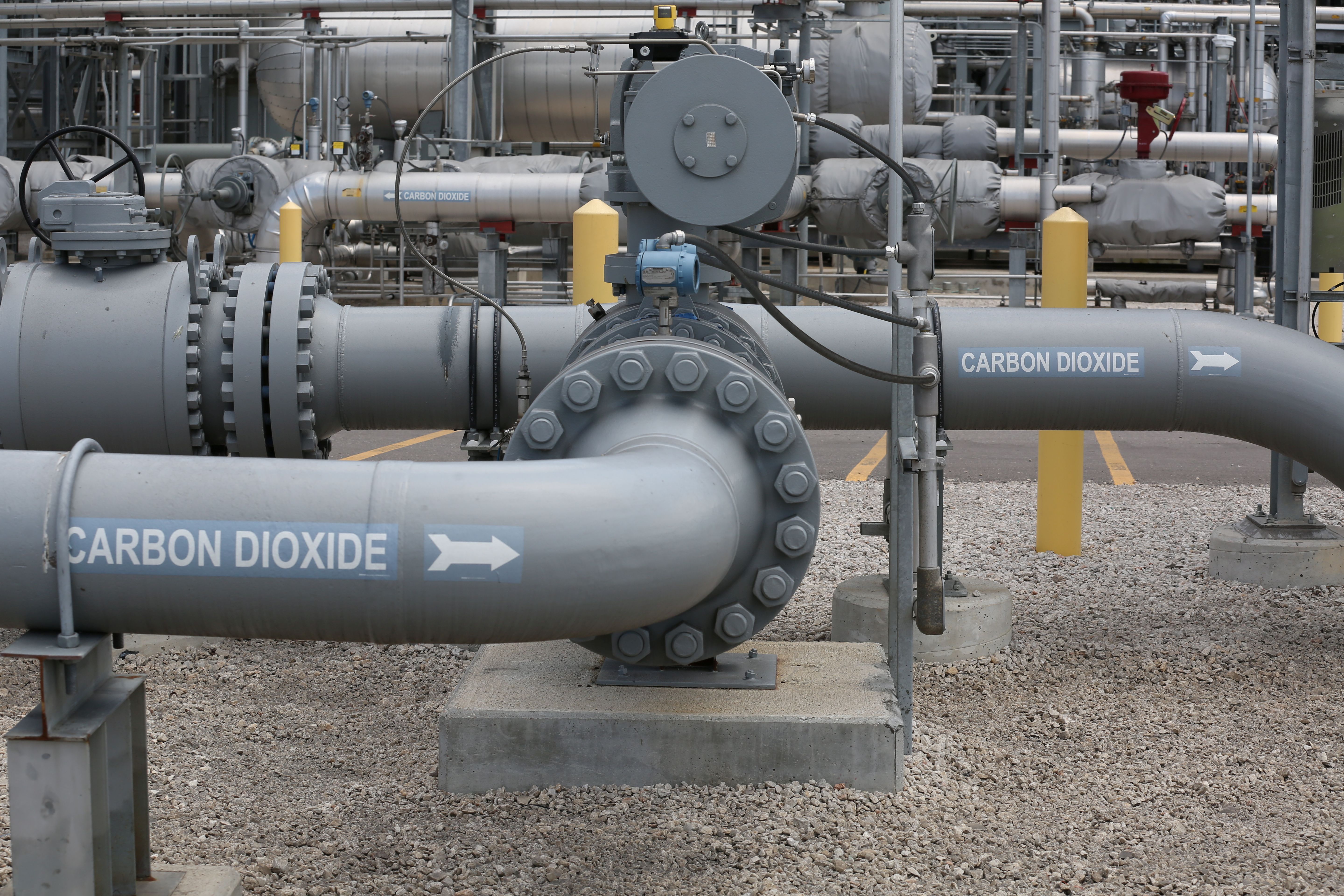 Petra Nova CCS Facility at NRG Power Plant in Richmond, Texas, U.S.