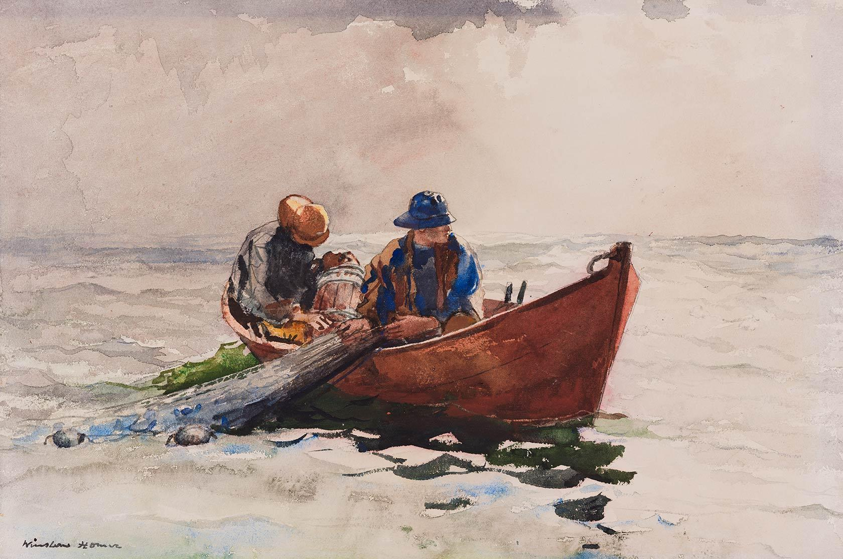 Winslow Homer, “The Dory,” (1887). Hayden Collection via MFA, Boston