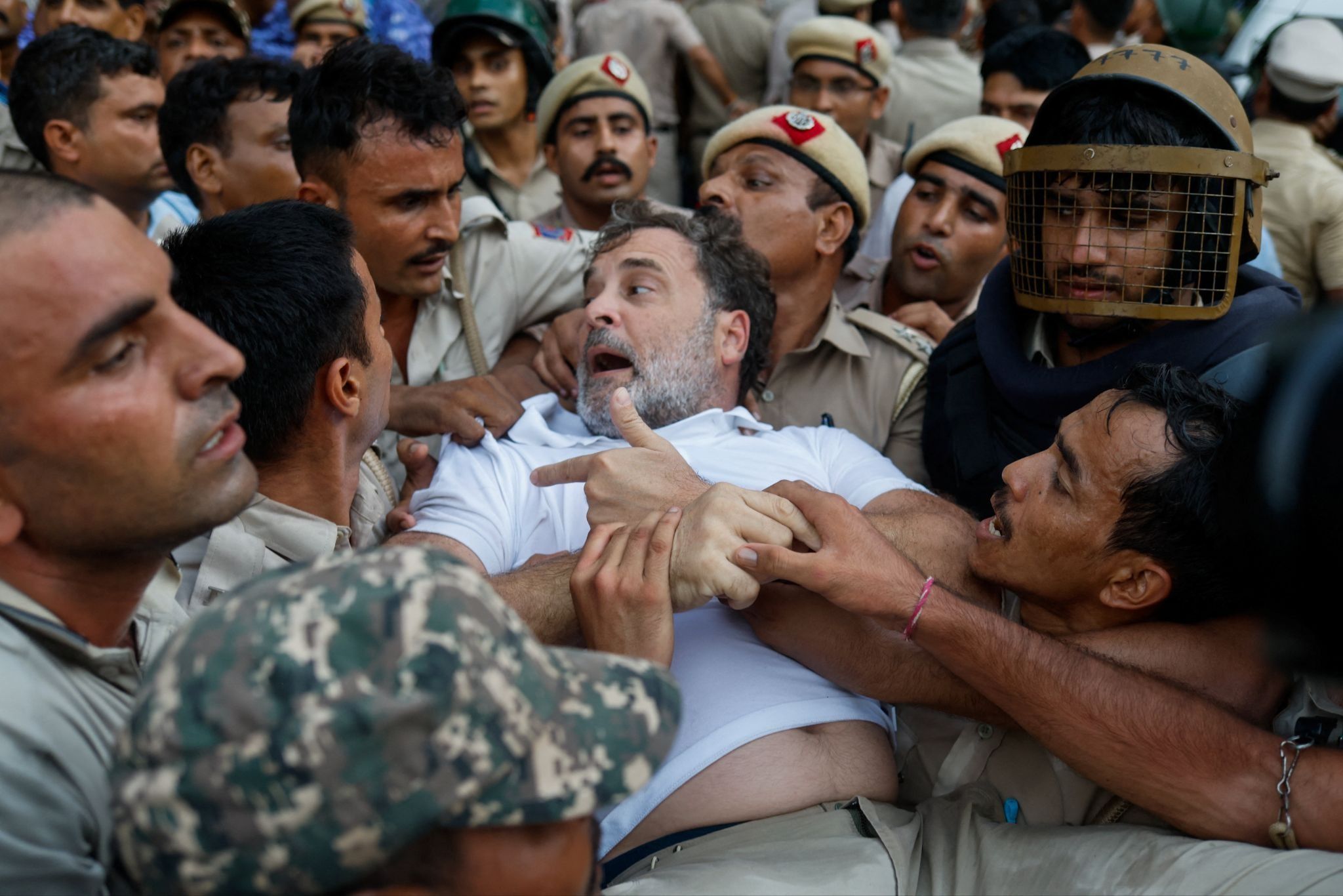 Indian opposition leader Rahul Gandhi.