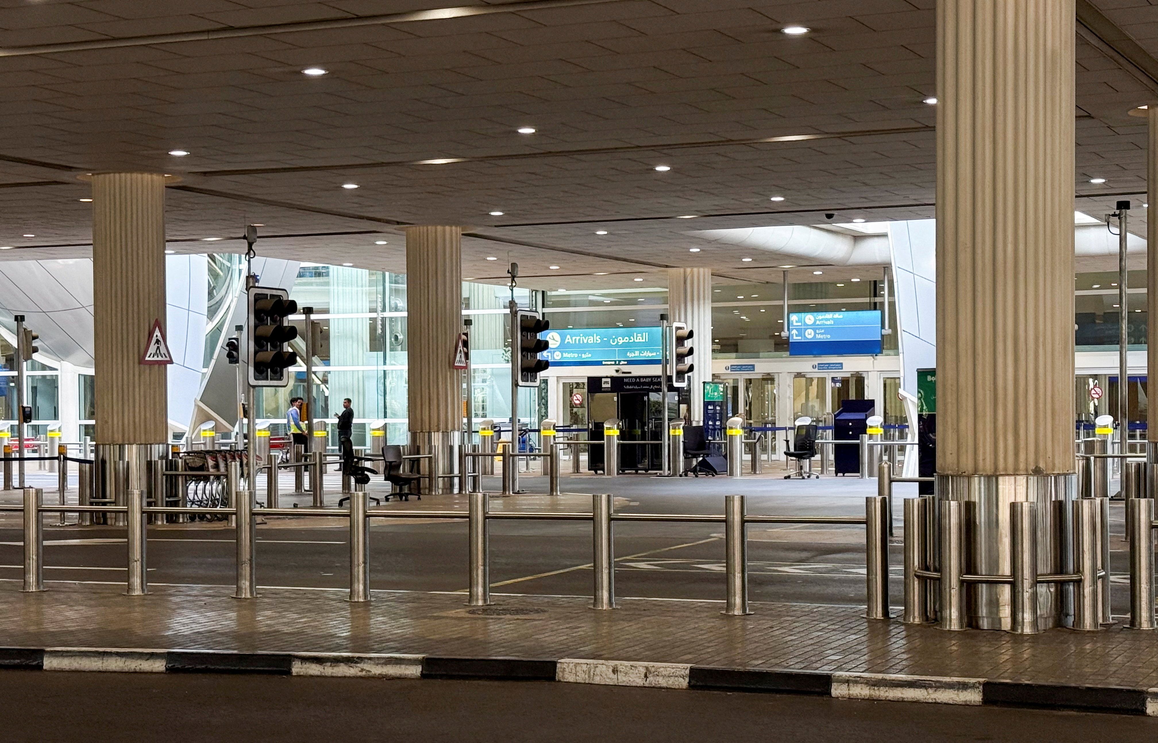 The arrivals area at the Dubai International Airport in March.