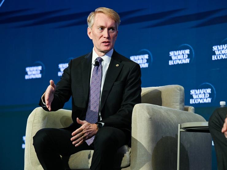 Sen. James Lankford at Semafor World Economy 2026.