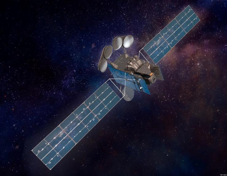 Intelsat satellite illustration