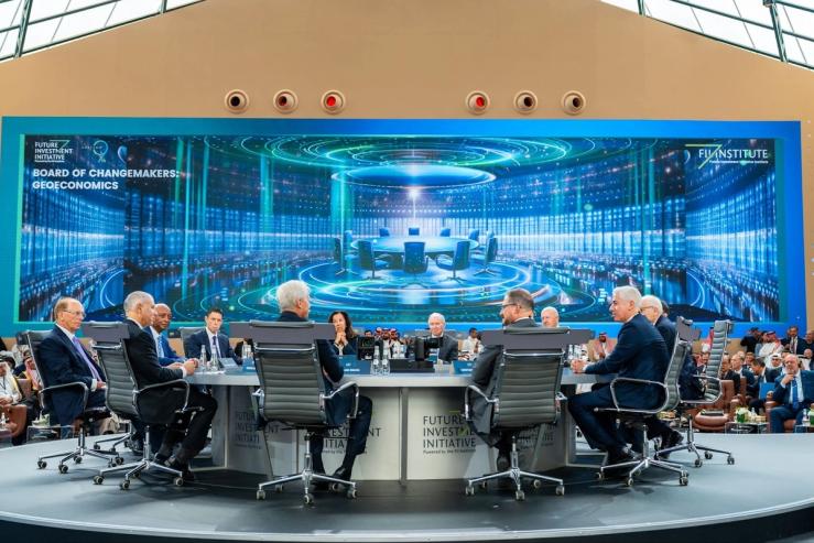 Top banking CEOs speak at FII in Riyadh.