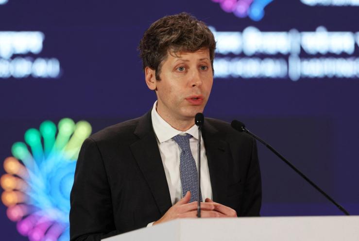 Sam Altman during the 2026 Infrastructure Summit.