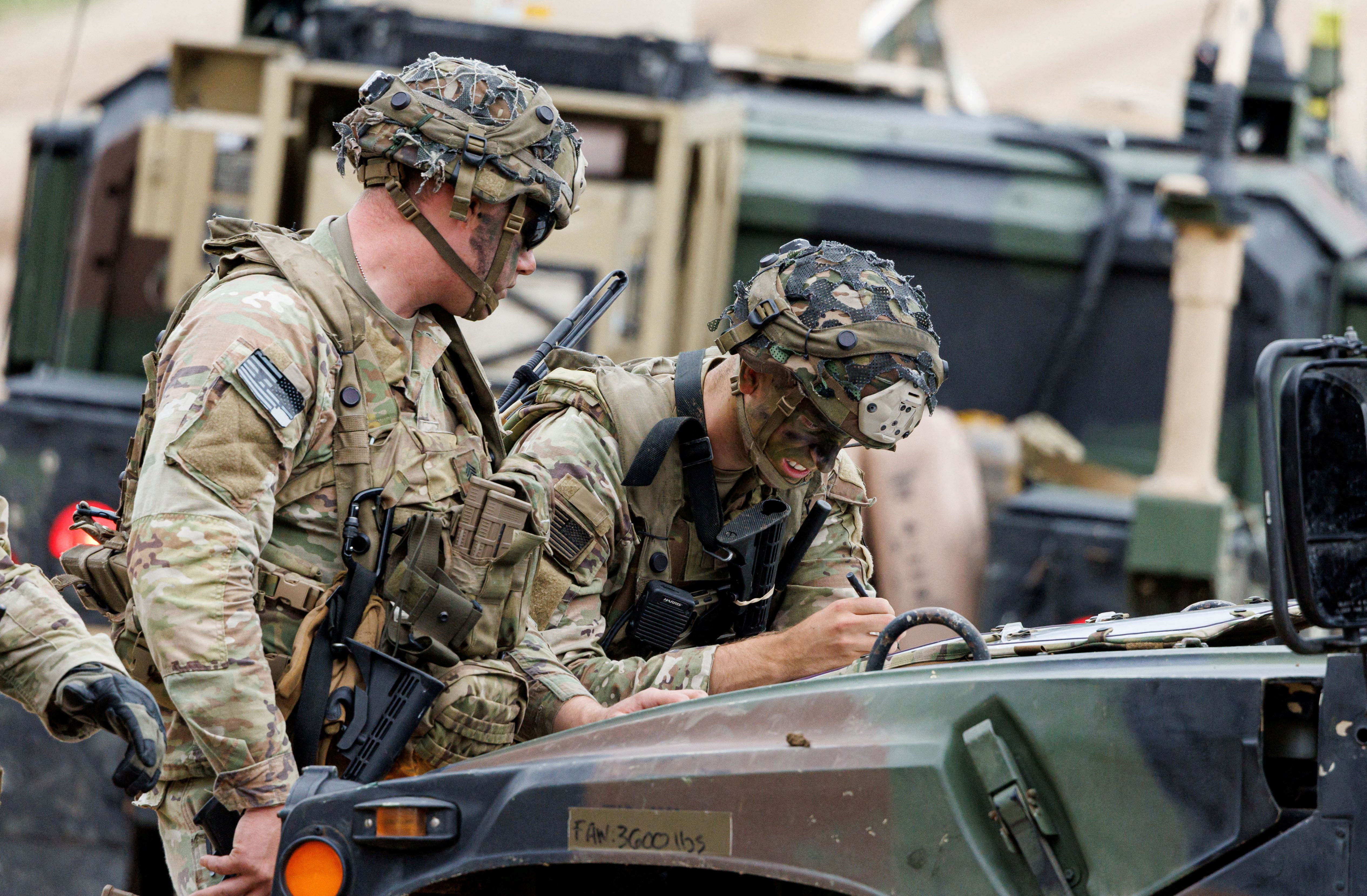 US Army soldiers in Germany