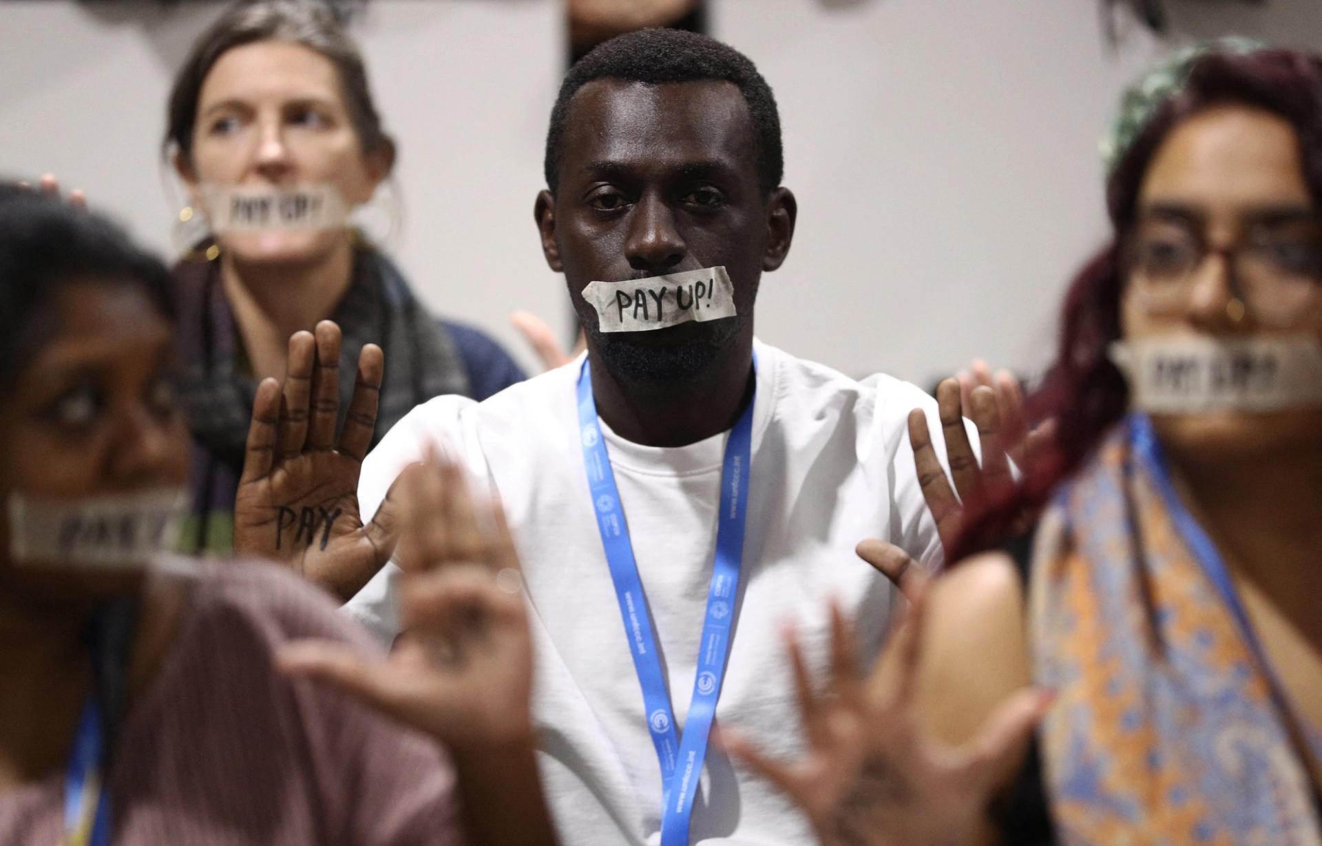 COP29 climate activist protest 