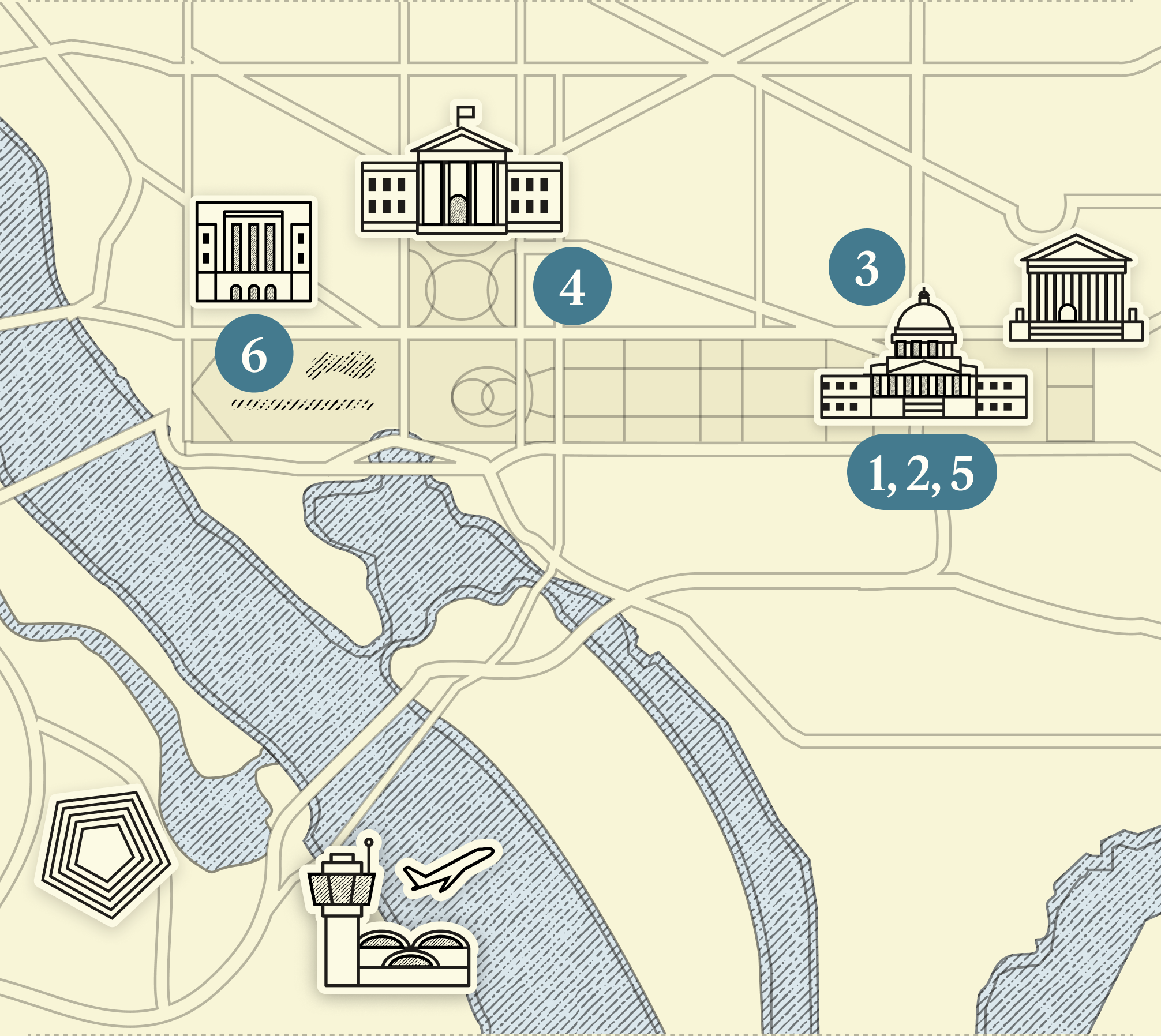 A map of DC.