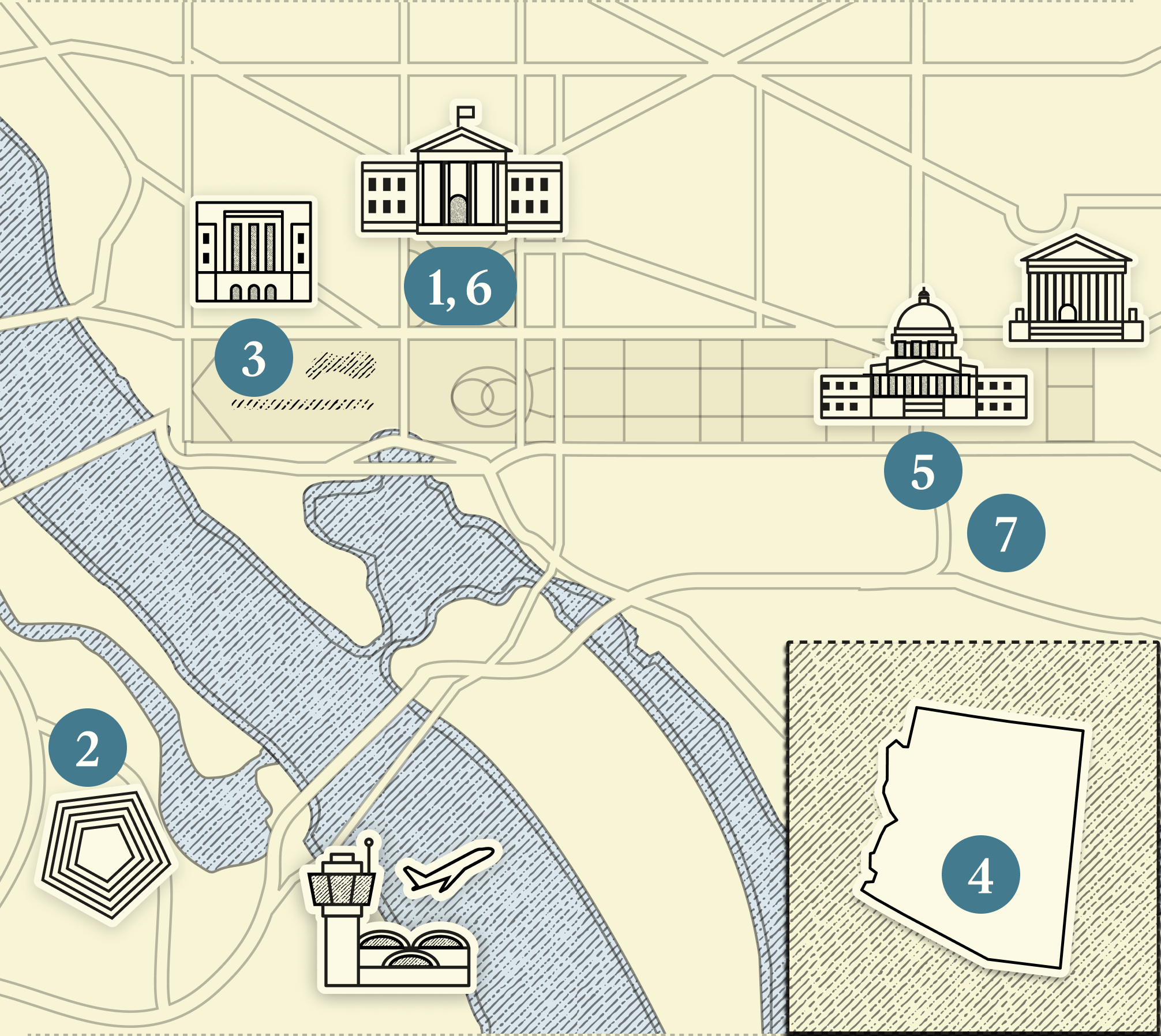 A map of DC.