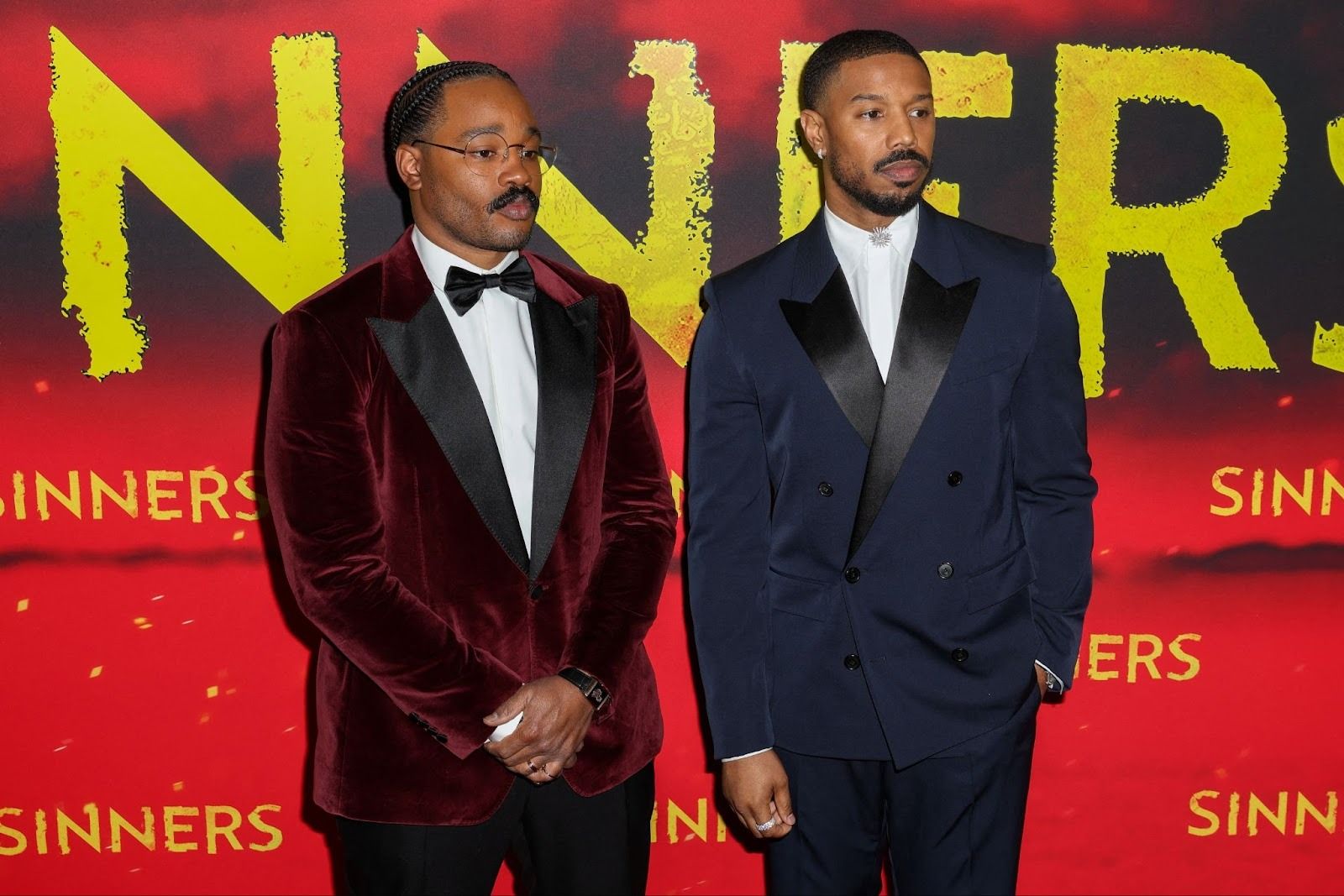 Sinners director Ryan Coogler and Michael B. Jordan. 