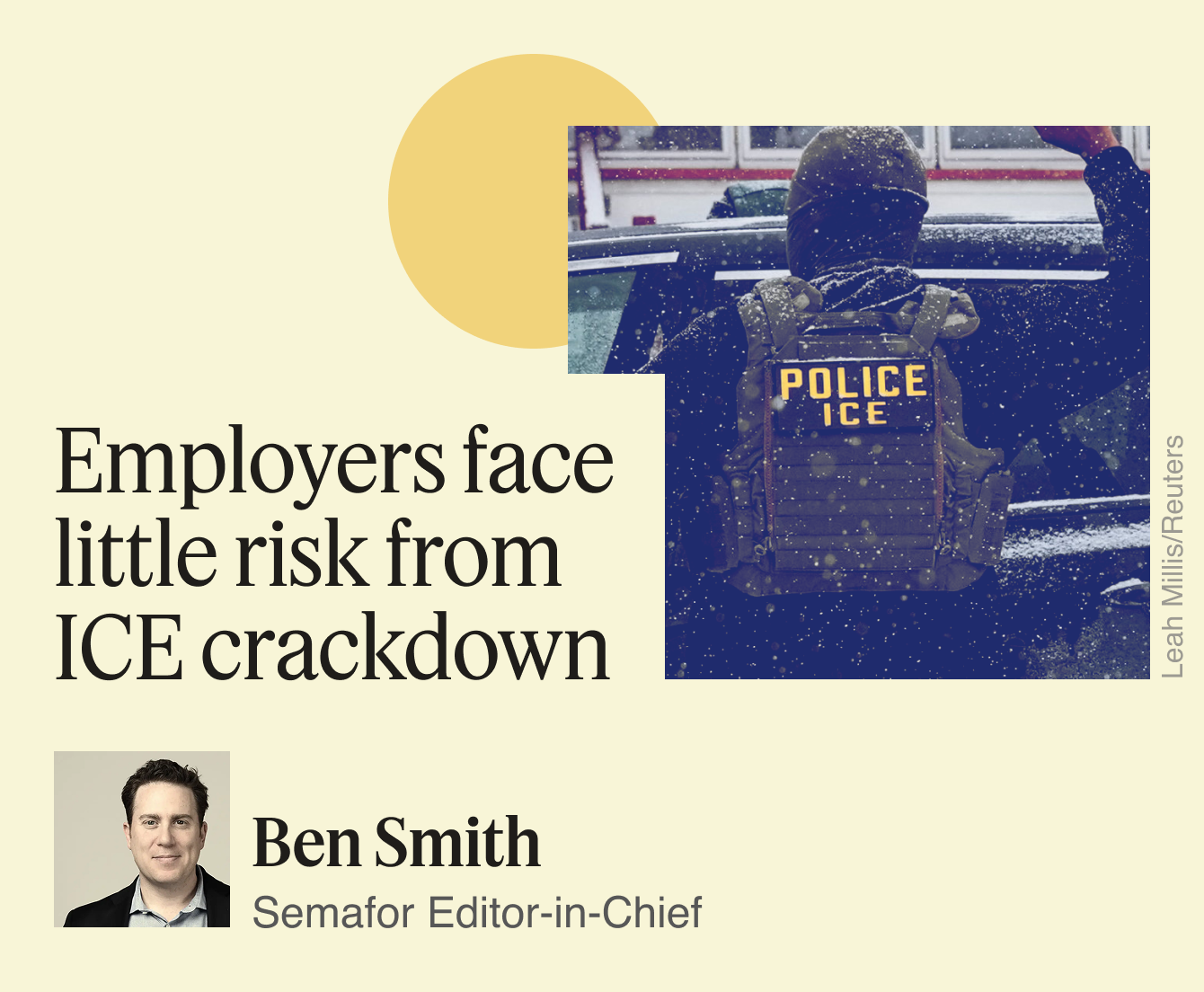 Employers face little risk from ICE crackdwon 