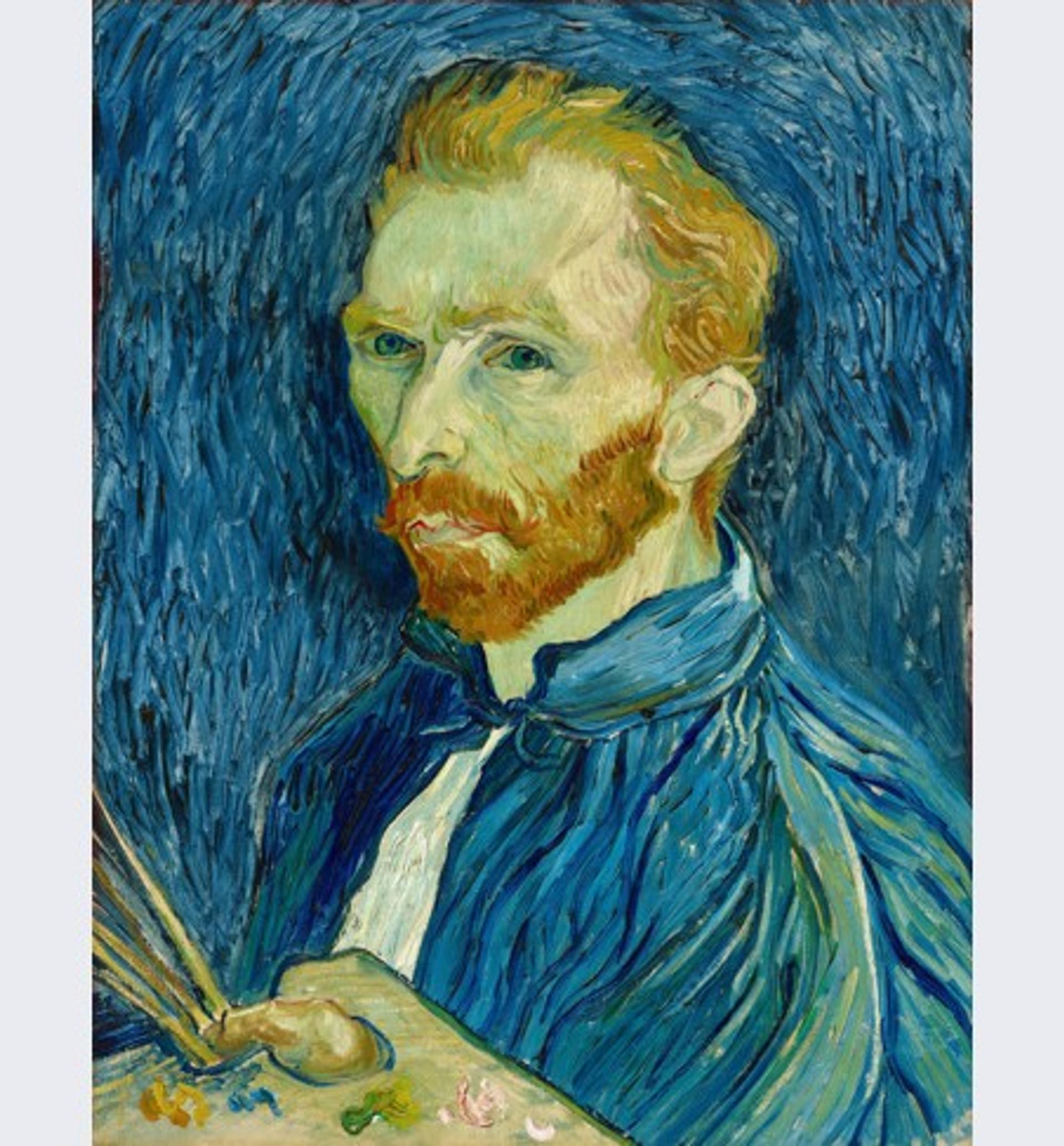 Vincent Van Gogh, ‘Self-portrait’, 1889. Oil on canvas. Collection of Mr. and Mrs. John Hay Whitney. National Gallery of Art, Washington D.C. 