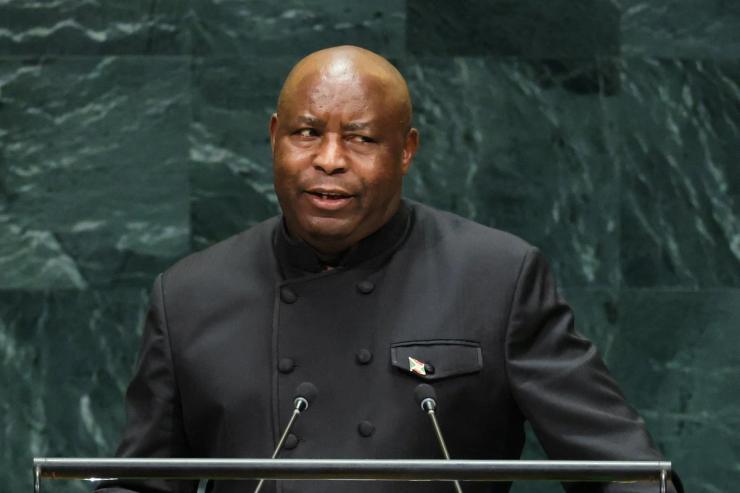 Burundi’s President Evariste Ndayishimiye in Sept. 2026