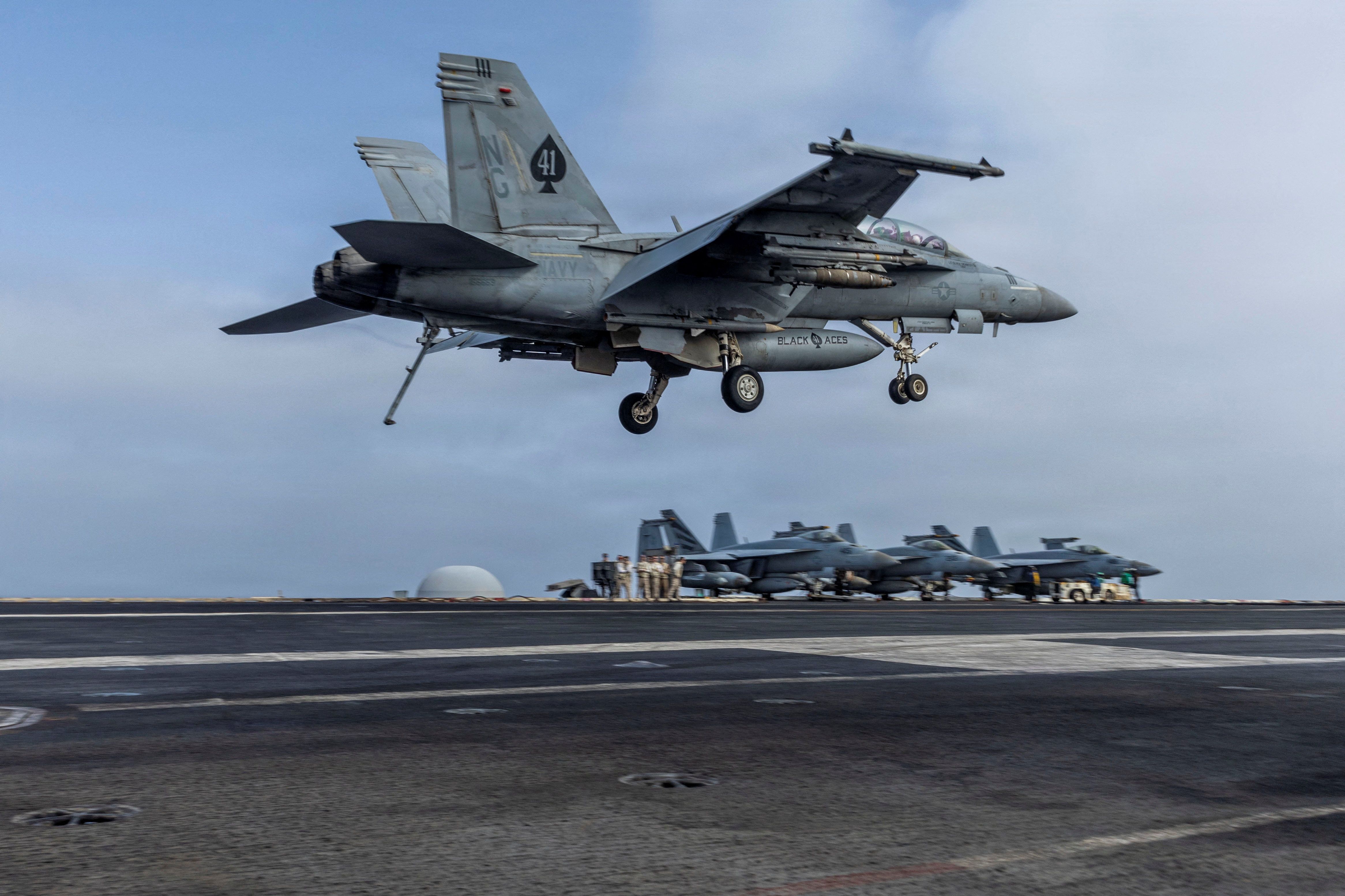 An F-18 