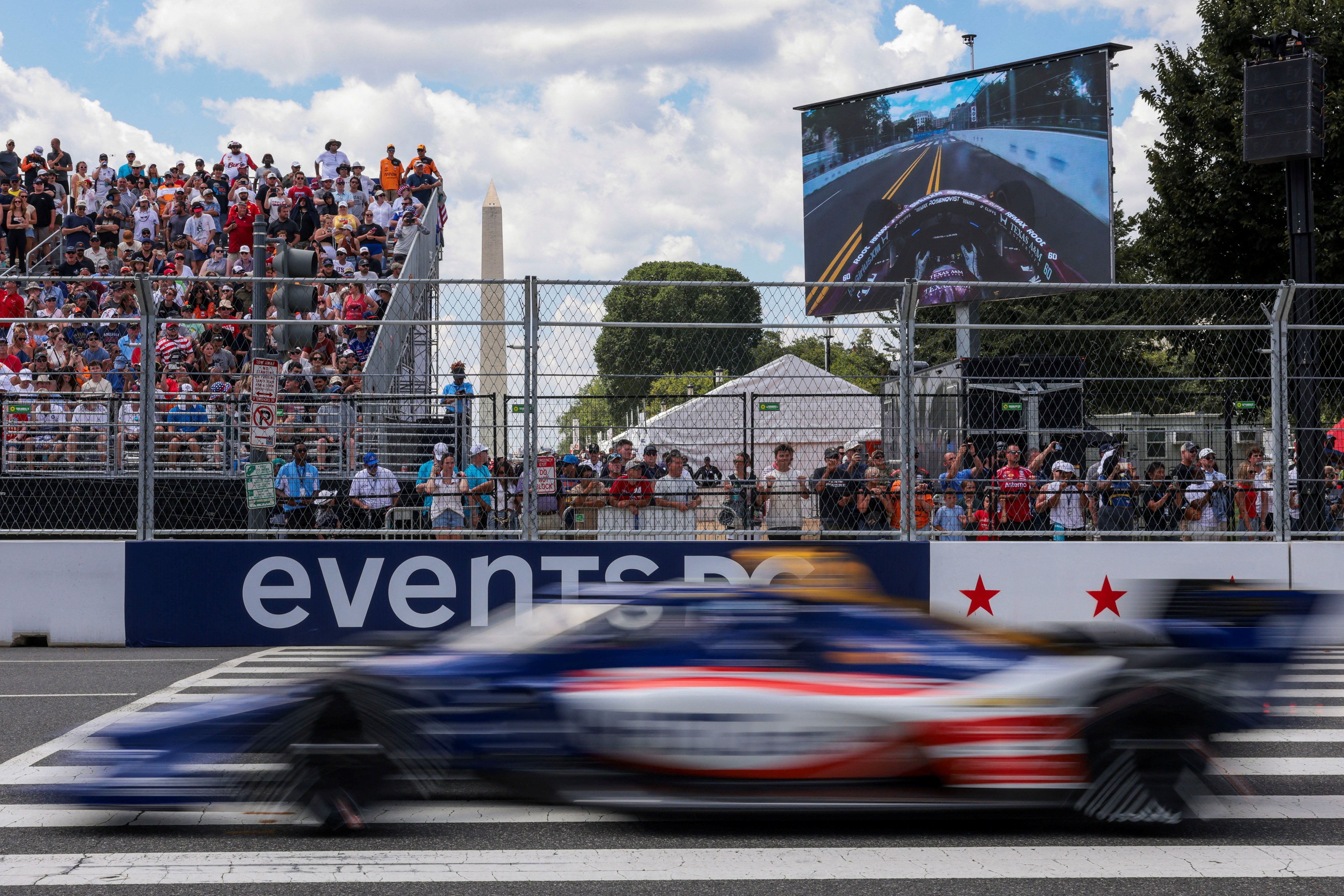 The IndyCar race in DC