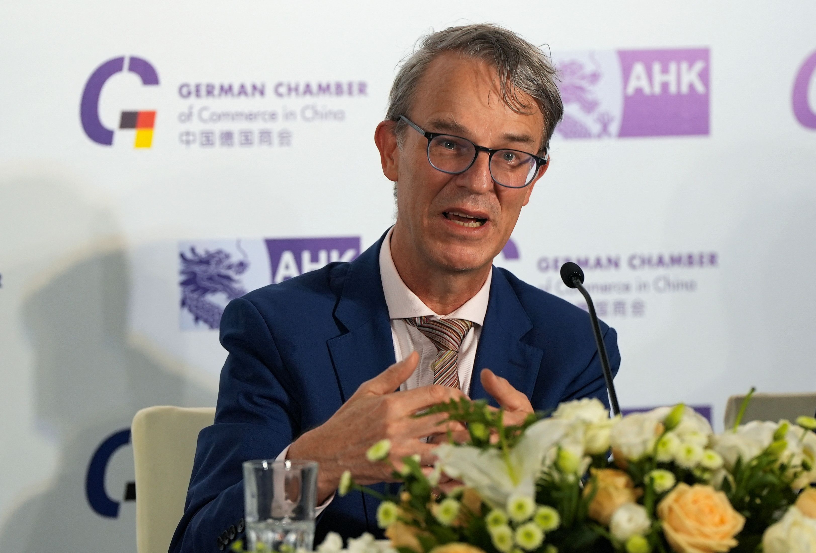 Clas Neumann, Chairperson of the German Chamber of Commerce in East China.