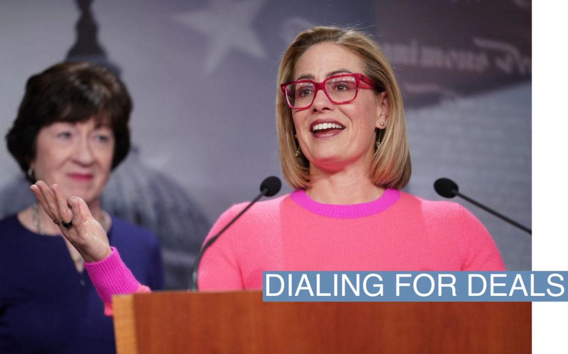 Senator Kyrsten Sinema speaks during a news conference on the passage of the Respect for Marriage Act at the U.S. Capitol in Washington, D.C., U.S., November 29, 2022.
