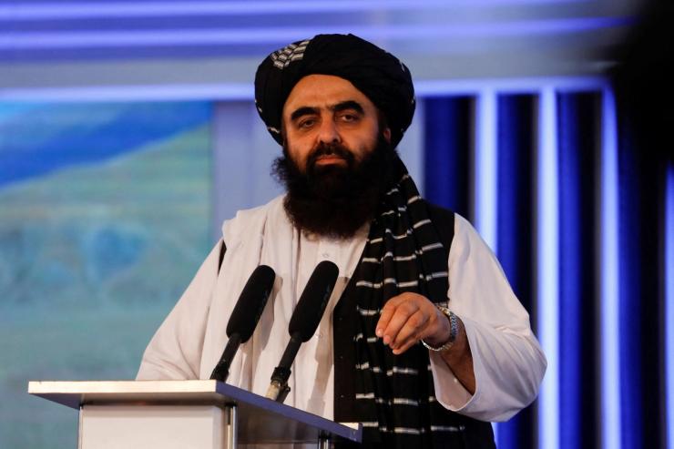 Afghan Taliban’s acting Foreign Minister Amir Khan Motaqi