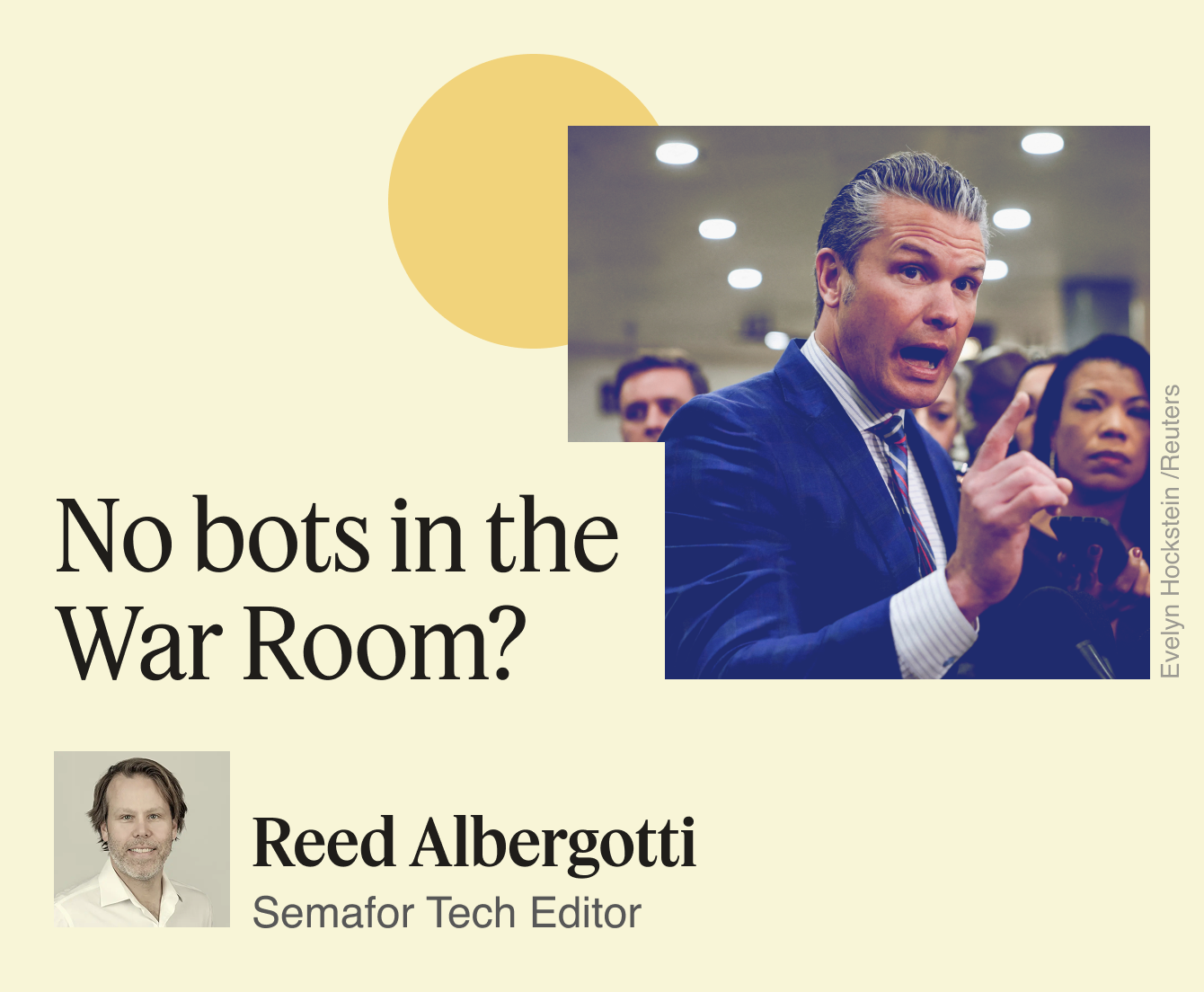 No bots in the War Room?