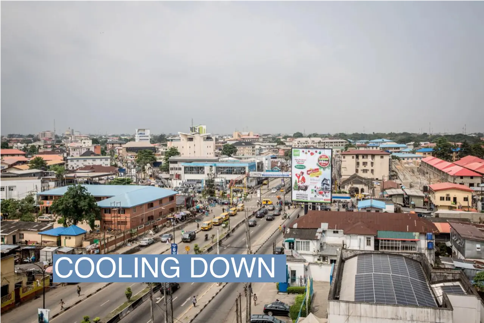 The view from the Co-Creation Hub in Yaba, Lagos