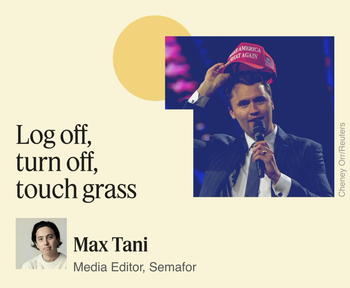 Log off, turn off, touch grass