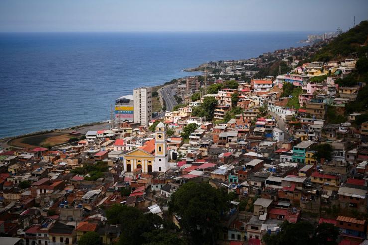 The Venezuelan coast