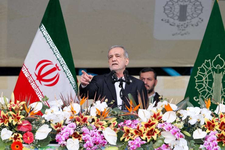 Iranian President Masoud Pezeshkian.