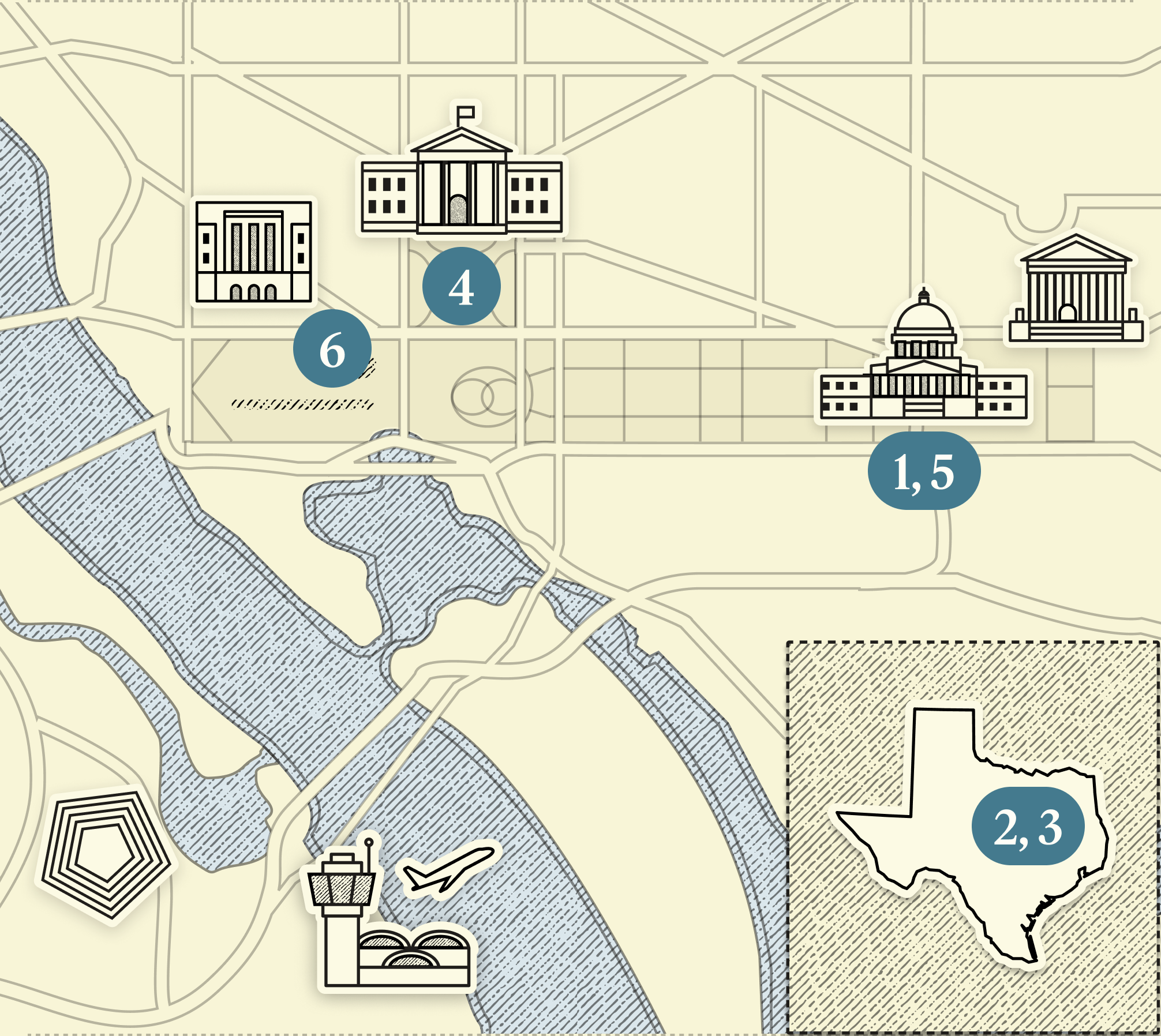 A map of dc.