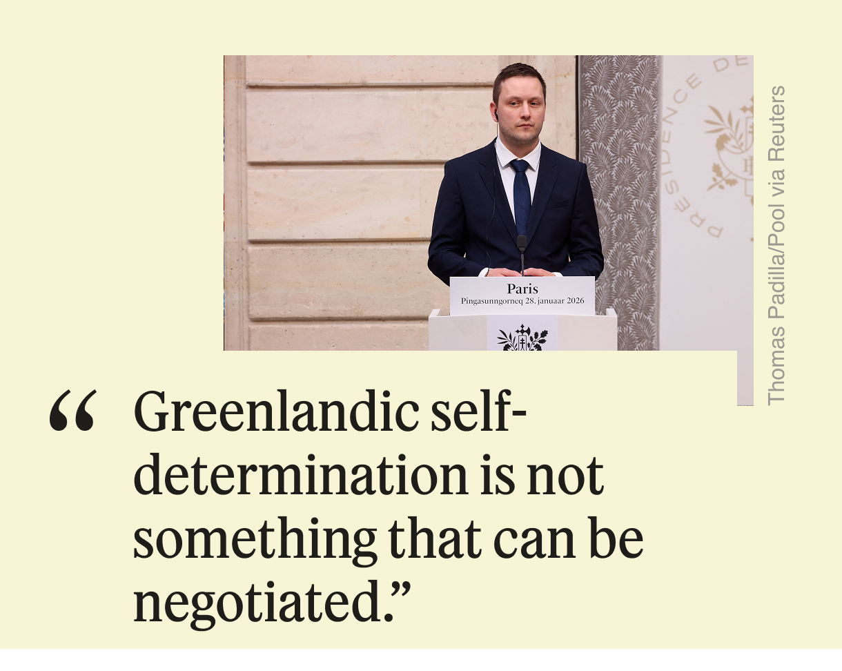 “Greenlandic self-determination is not something that can be negotiated.”