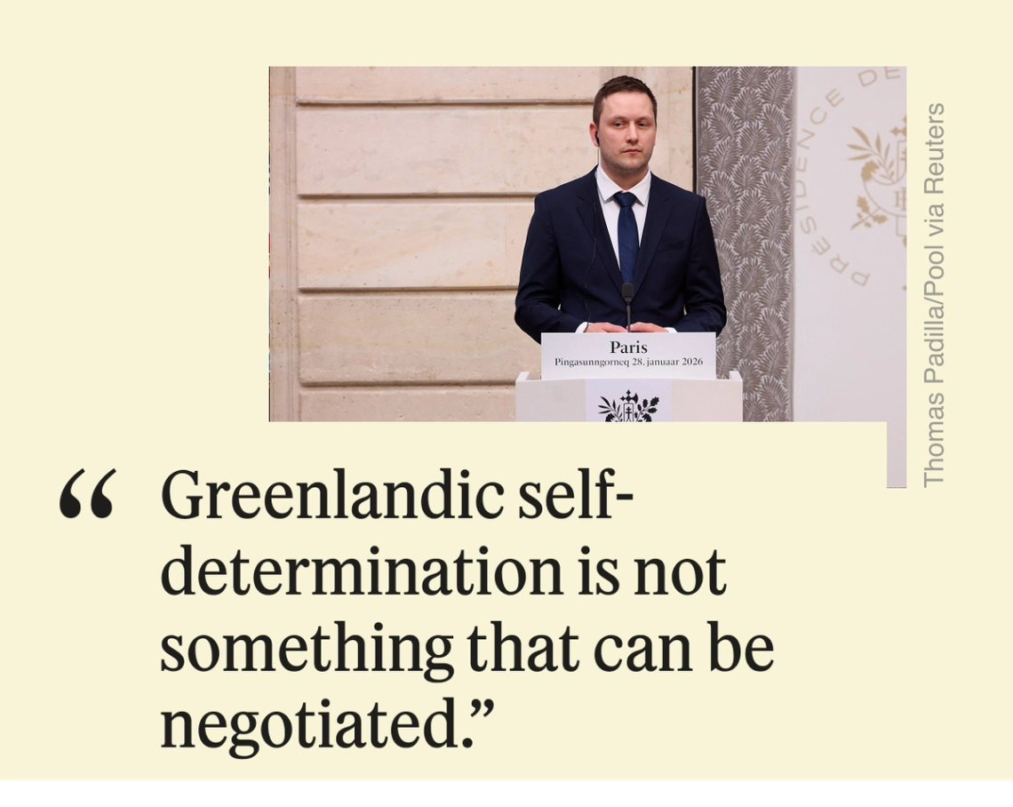 “Greenlandic self-determination is not something that can be negotiated.”