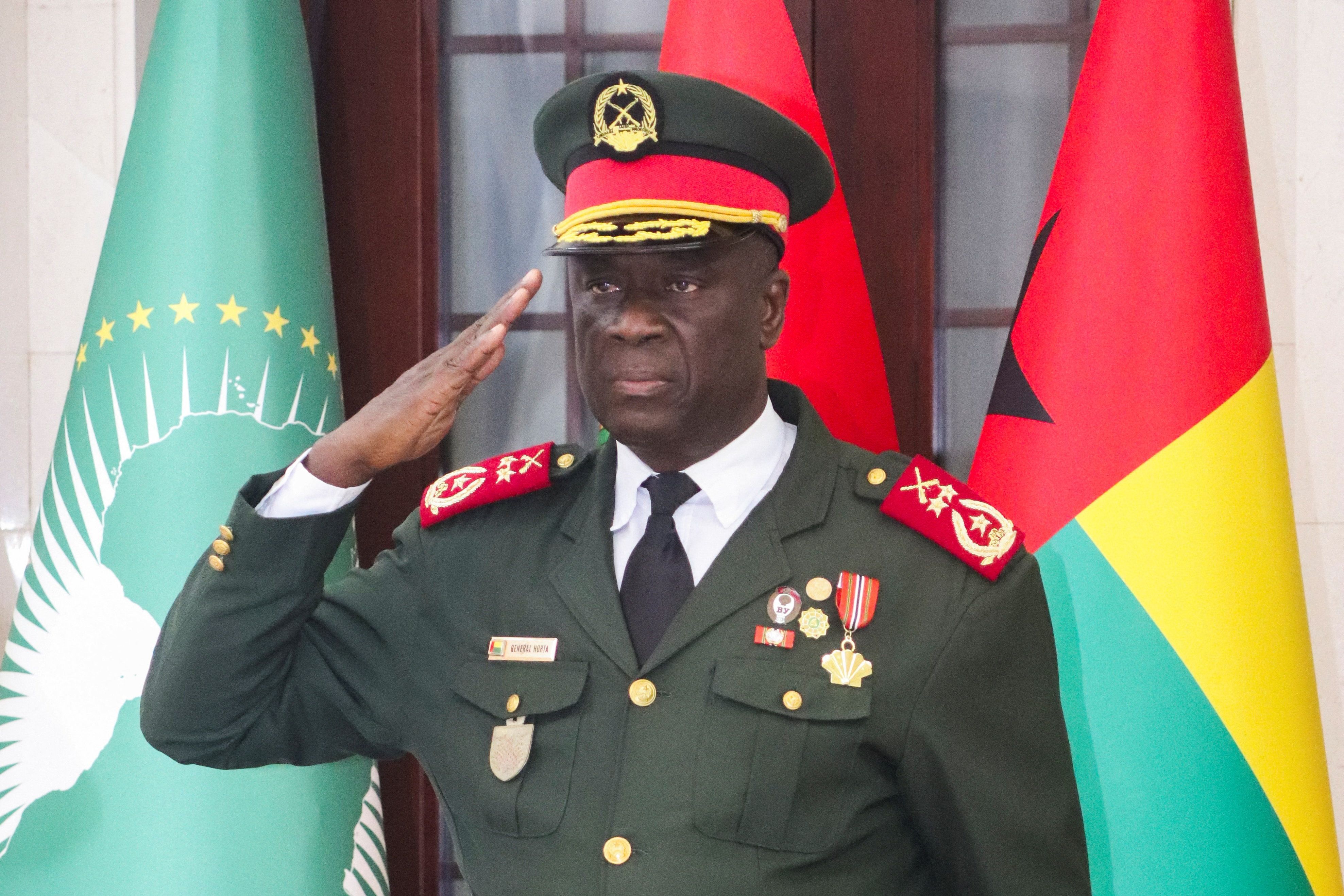 Gen Horta N’Tam, the new transitional president.