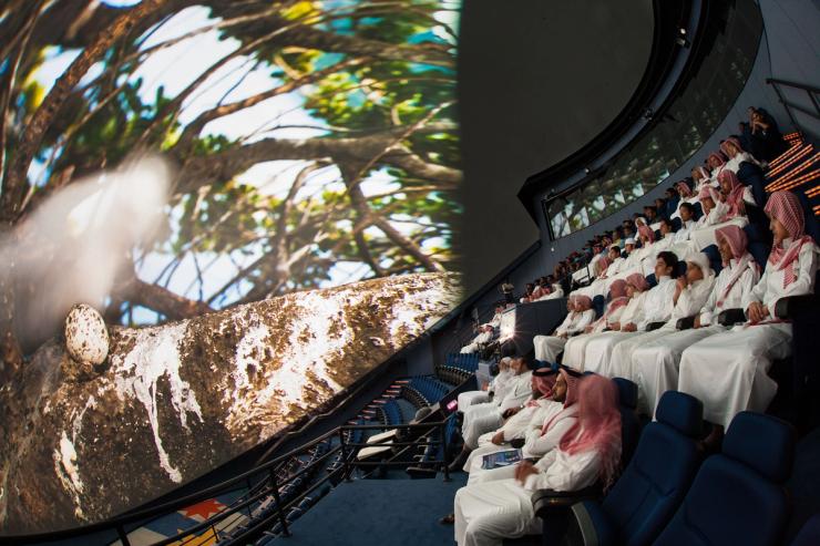 Scitech IMAX Theater in Khoubar, Saudi Arabia.