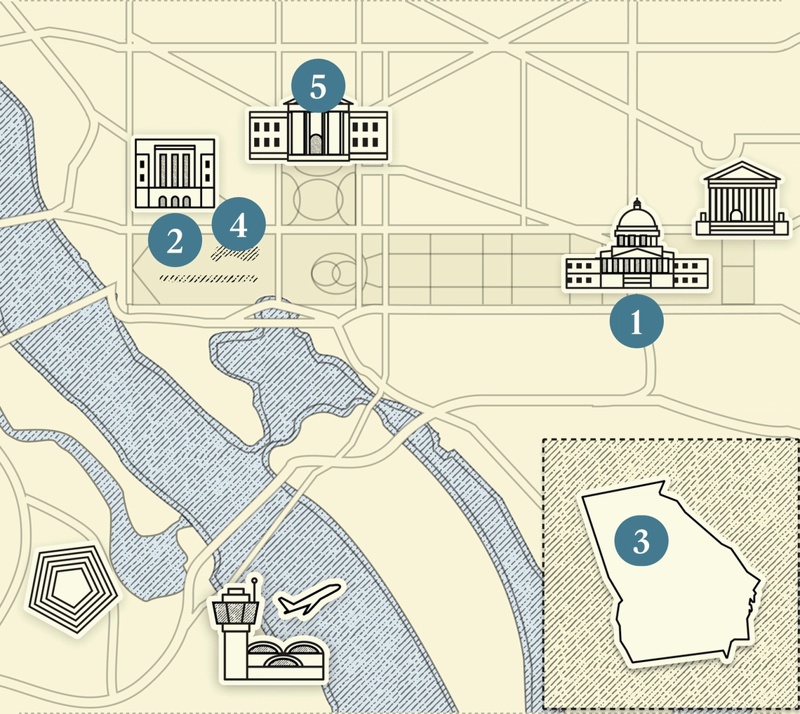 Map of Washington, DC