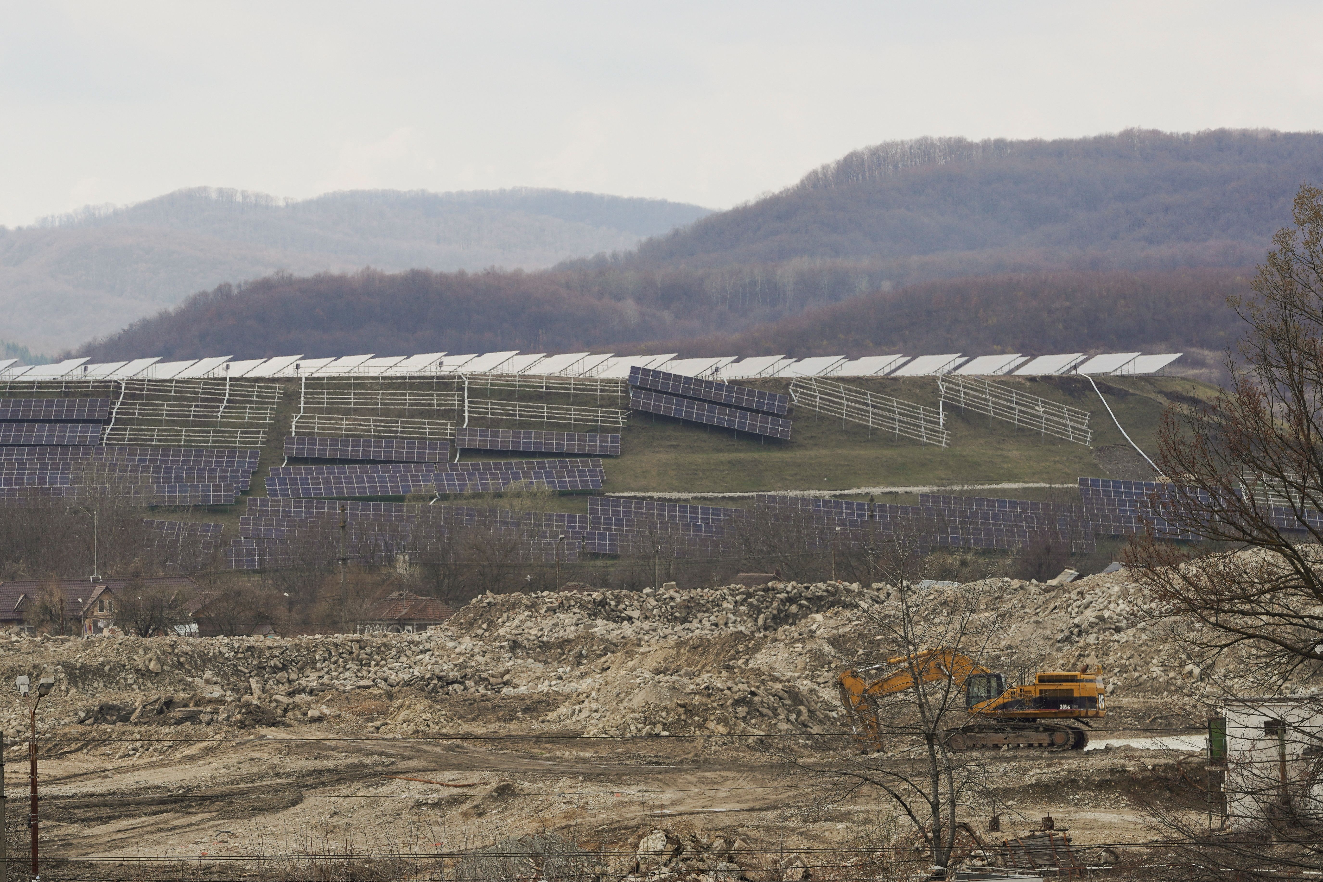 The construction site of a future SMR plant.