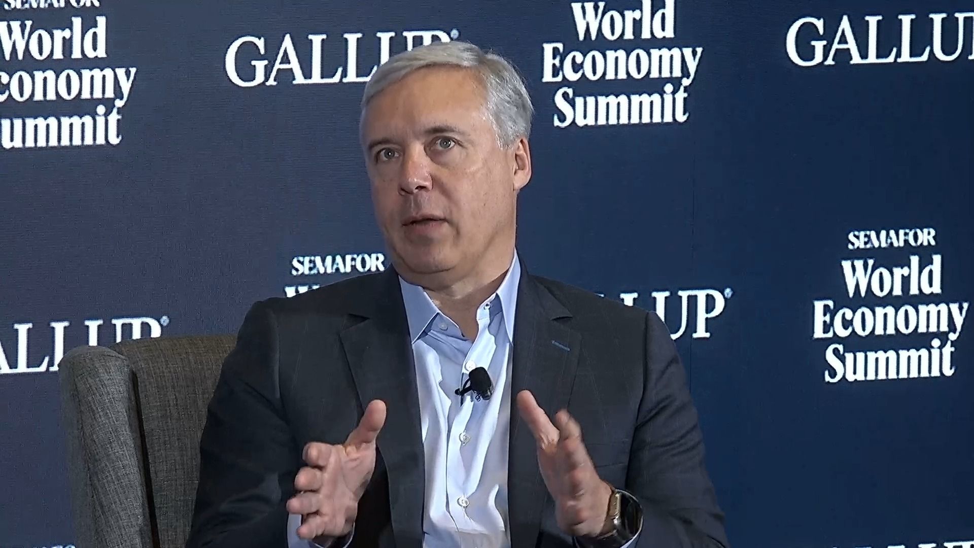 Horacio Rozanski on stage. 